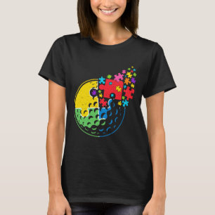 Puzzle Golf Support Autism Awareness Men Women Kid T-Shirt