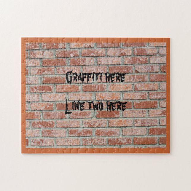 Puzzle - Graffiti on Brick Wall (Horizontal)