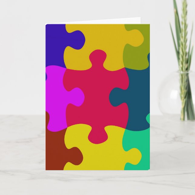 Puzzle Greeting Card (Front)