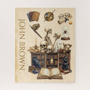 PUZZLE: HALLOWEEN Jigsaw Dark Academia Gothic Puzzle
