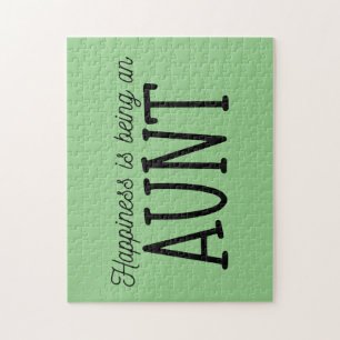 Puzzle - Happiness Is Being An Aunt