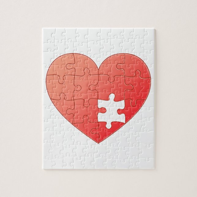 Puzzle Heart (Vertical)