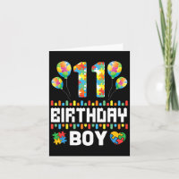 Puzzle Heart Bylloons Happy Birthday Autism 11 Yea