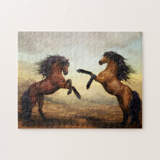 Puzzle-Horses Jigsaw Puzzle (Horizontal)