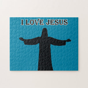 Puzzle i love jesus