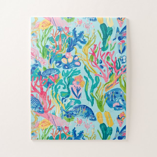 Puzzle in stylish graphic (Vertical)