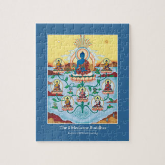 PUZZLE IN TIN - 8 Medicine Buddhas-Healing Masters