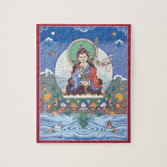 PUZZLE IN TIN - Padmasambhava (Tib: Guru Rinpoche) (Vertical)