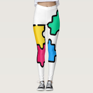 puzzle leggings