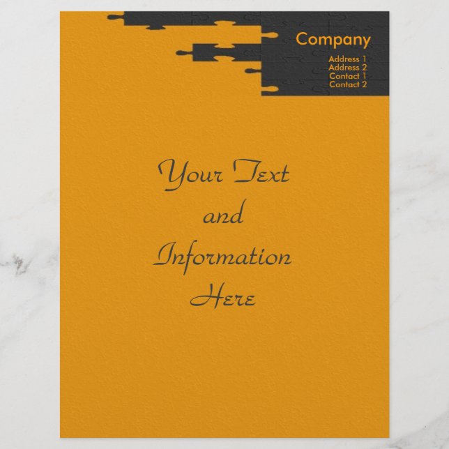 Puzzle Letterhead (Front)