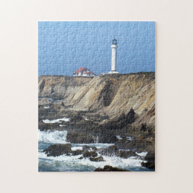 Puzzle - Lighthouse on Cliff (Vertical)