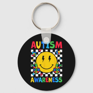 Puzzle Love Accept Understand Autism Awareness Sup Key Ring