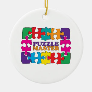 Puzzle Master Ceramic Tree Decoration