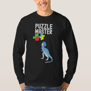 Puzzle Master Dinosaur Jigsaw Love Men Women Kids T-Shirt
