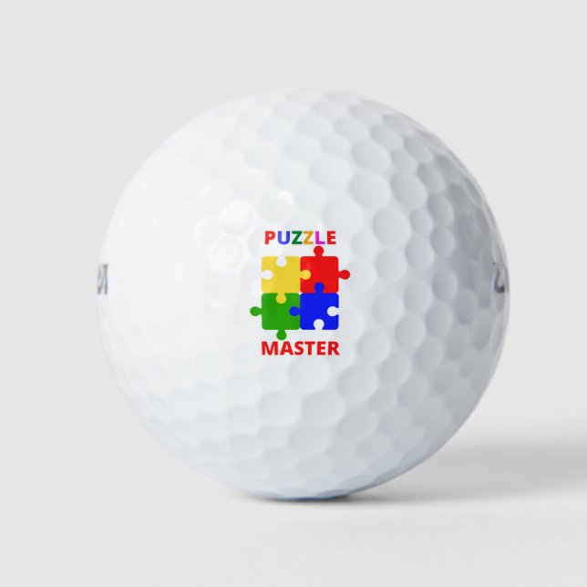 Puzzle Master Golf Balls (Front)