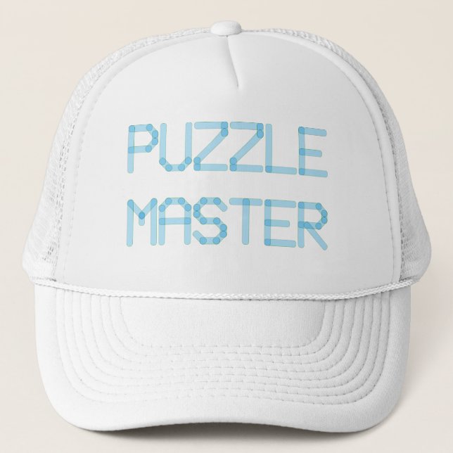 PUZZLE MASTER TRUCKER HAT (Front)