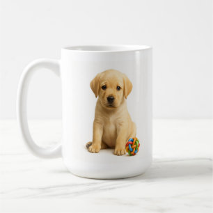 Puzzle Me This – Labrador Retriever Puppy Coffee Mug