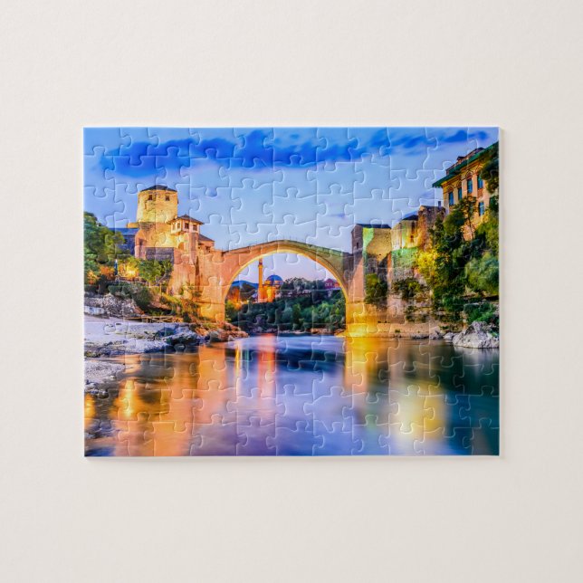 Puzzle, Mostar, Bosnia and Herzegovina Jigsaw Puzzle (Horizontal)