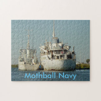 Puzzle, Mothball Navy Jigsaw Puzzle