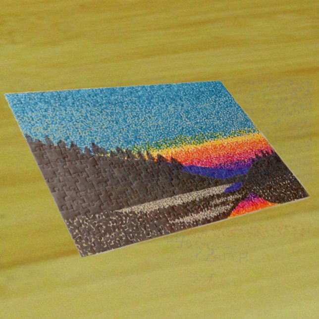 Puzzle - Mountain Sunset (Creator Uploaded)