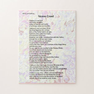 Puzzle-Nicene Creed ~ It's what we believe Jigsaw Puzzle