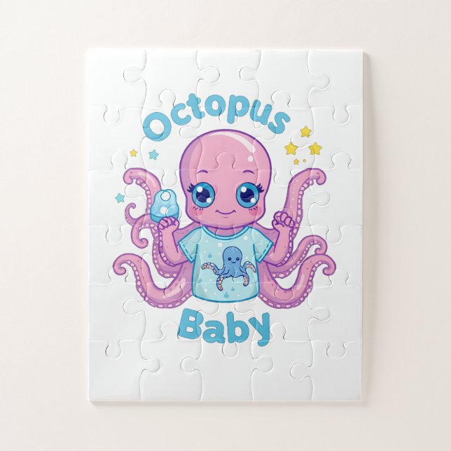 Puzzle Octopus Baby  (Vertical)
