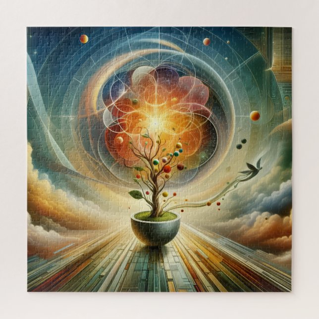 Puzzle of Growth (Vertical)