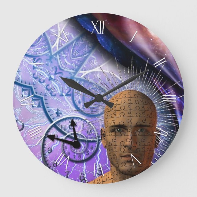 Puzzle of time large clock (Front)