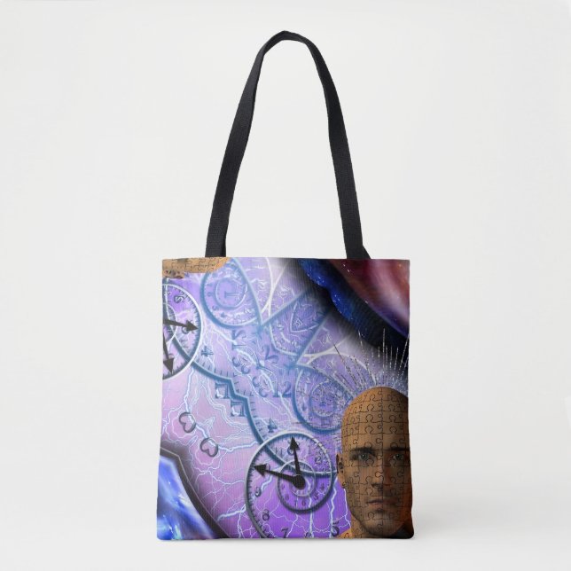 Puzzle of time tote bag (Front)