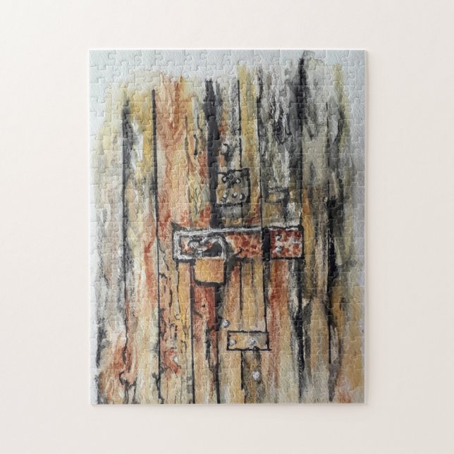 Puzzle old Door (Vertical)