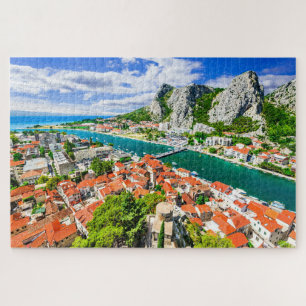 Puzzle Omis Riviera in Dalmatia, Croatia