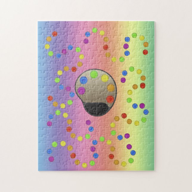 Puzzle - Paint Pallet (Vertical)