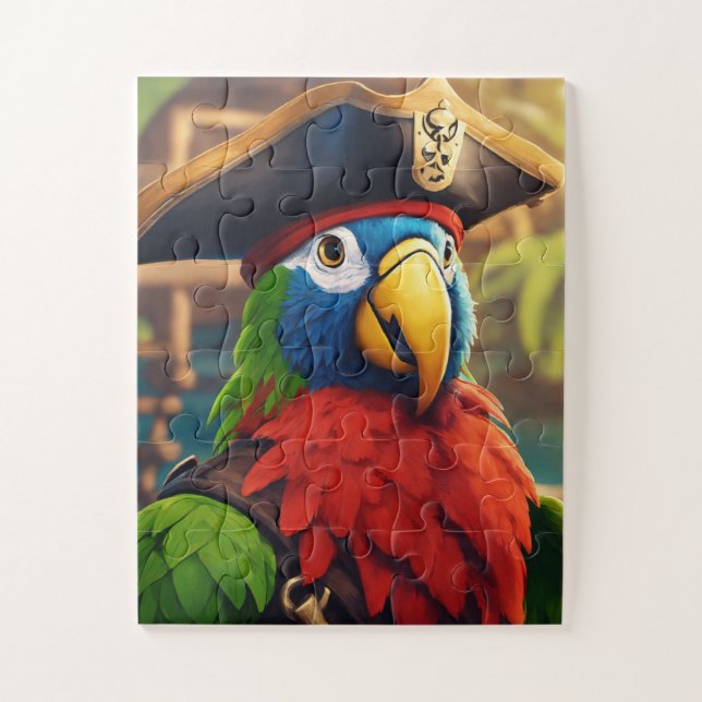 Puzzle parrot Pic (Vertical)