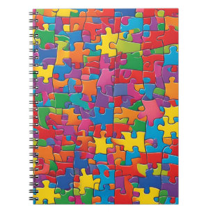 Puzzle Pattern Notebook - For Creative Minds