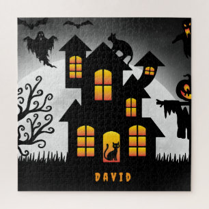 PUZZLE Personalised Halloween Haunted House