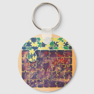 Puzzle Piece #15 Key Ring