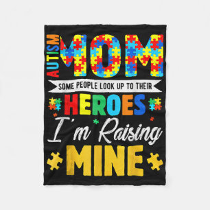Puzzle Piece Autism Mum Some People Look Up Their Fleece Blanket