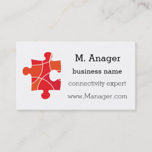 Puzzle Piece themed business card