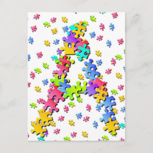 Puzzle Pieces - A Postcard