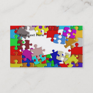 Puzzle Pieces Business Card