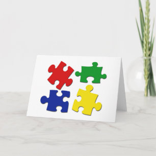 Puzzle Pieces Card