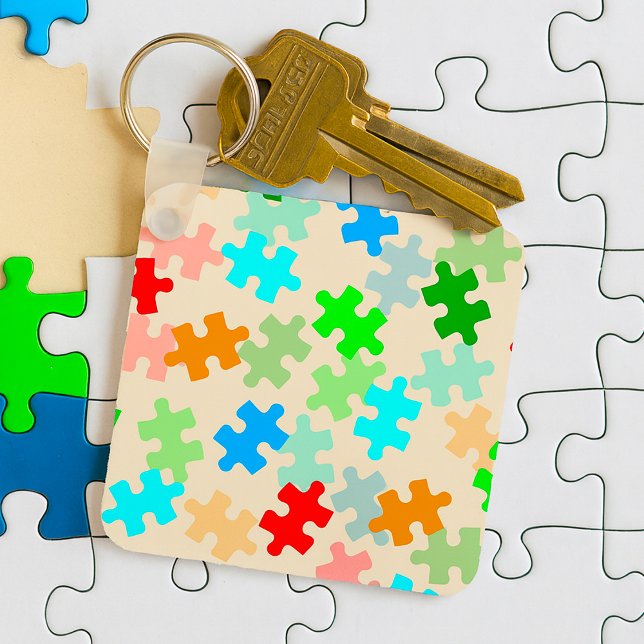 Puzzle Pieces Keychain (Creator Uploaded)