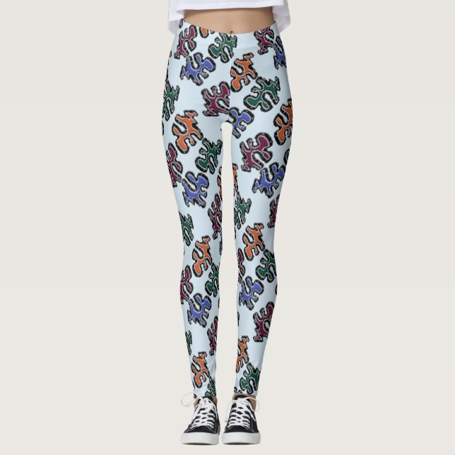 Puzzle Pieces Leggings (Front)