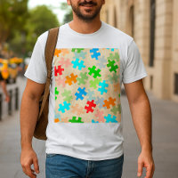 Puzzle Pieces Mens T-Shirt