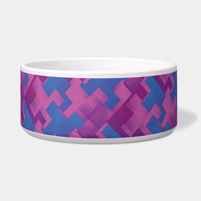 Puzzle Pieces POB Pet Bowl (Left)