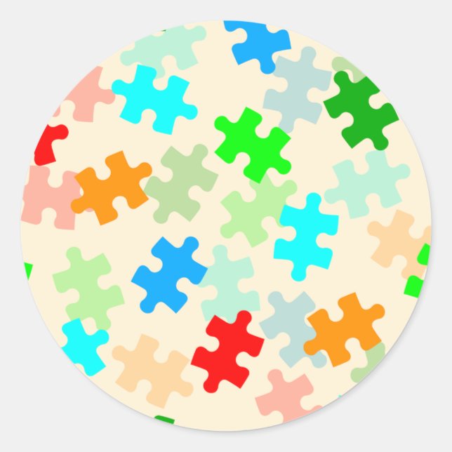 Puzzle Pieces Stickers (Front)