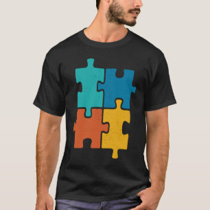 Puzzle Pieces Support For Spreading Autism Awarene T-Shirt