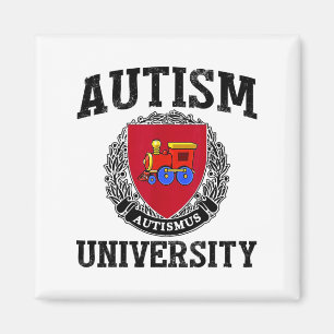 Puzzle Pieces Support Shirt Autism Autismus Univer Magnet