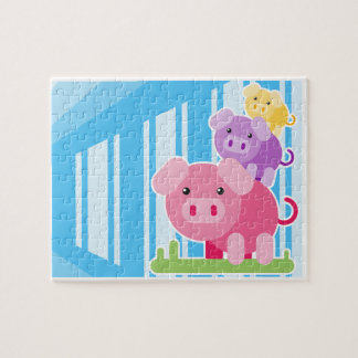 puzzle pigs children