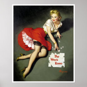 Puzzle Pin Up Poster